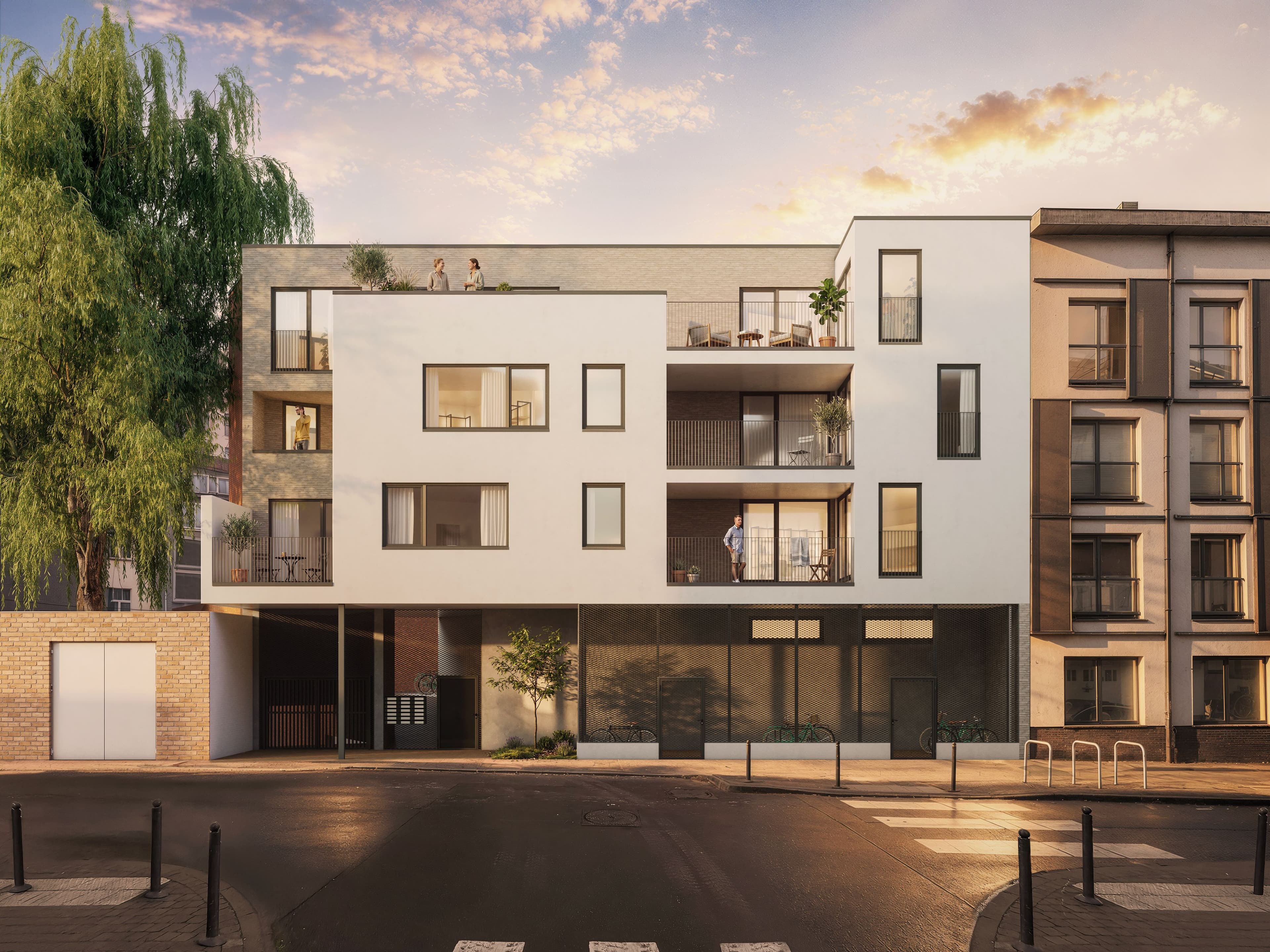 façade du projet neuf Palais à Schaerbeek